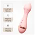 Vush Fleur - vibrador massageador recarregável e à prova d’água (rosa)