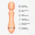 Vush Majesty 2 - vibrador massageador recarregável à prova d'água - laranja