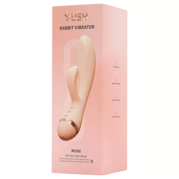 Vush Muse - vibrador clitóris recarregável à prova d'água com braço - rosa