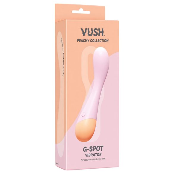 Vush Peachy G-Spot - vibrador ponto G recarregável - silicone rosa