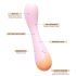 Vush Peachy G-Spot - vibrador ponto G recarregável - silicone rosa