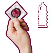 Preservativo com relevo